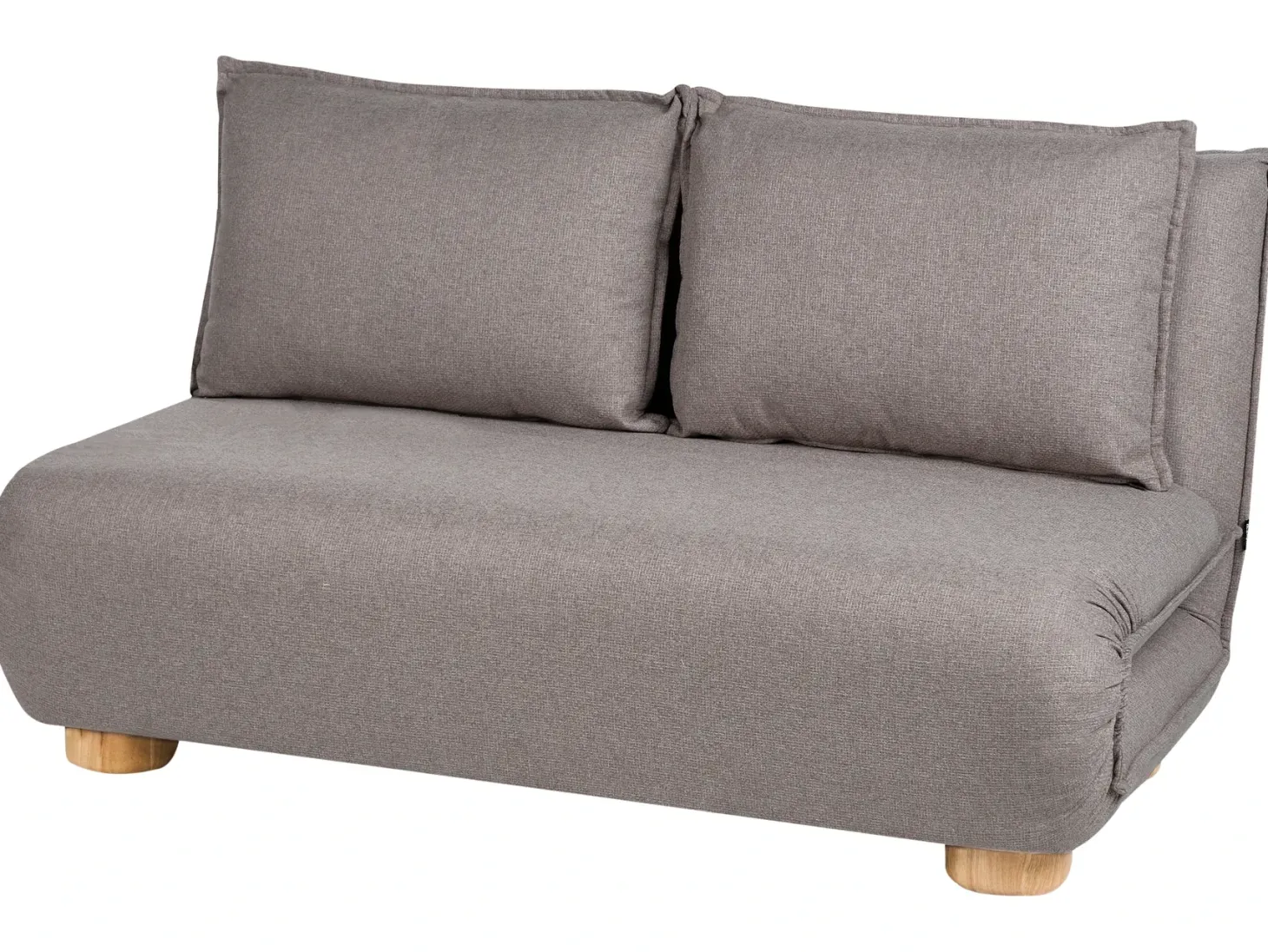 Sovesofa 2 personers ABISKO Kunstlinned Mørkegrå