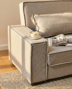 Sovesofa 3 personers AROLE Grå