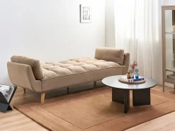 Sovesofa 3 personers ASBY Lysebrun