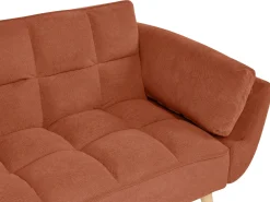 Sovesofa 3 personers ASBY Orange