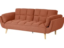 Sovesofa 3 personers ASBY Orange