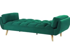 Sovesofa 3 personers ASBY Velour Grøn
