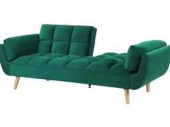 Sovesofa 3 personers ASBY Velour Grøn