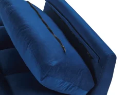 Sovesofa 3 personers ASBY Velour Navy Blå