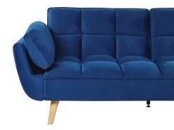 Sovesofa 3 personers ASBY Velour Navy Blå
