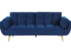 Sovesofa 3 personers ASBY Velour Navy Blå