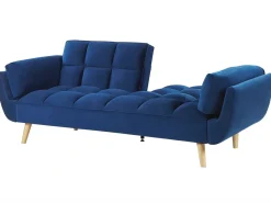 Sovesofa 3 personers ASBY Velour Navy Blå