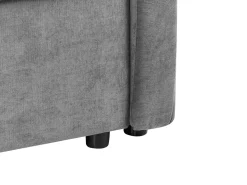 Sovesofa 3 personers BLEIK Chenille Lysegrå med opbevaring