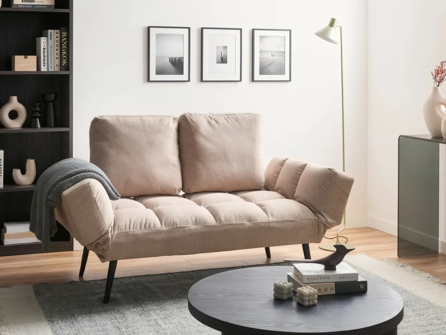 Sovesofa 2 personers BREKKE Beige