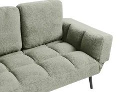 Sovesofa 2 personers BREKKE Boucle Grøn