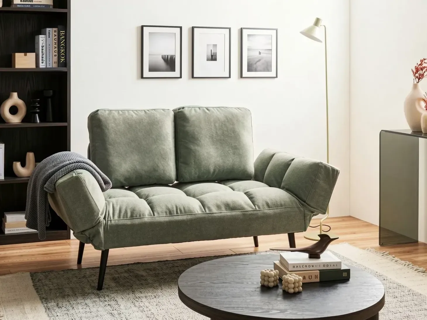 Sovesofa 2 personers BREKKE Lysegrøn