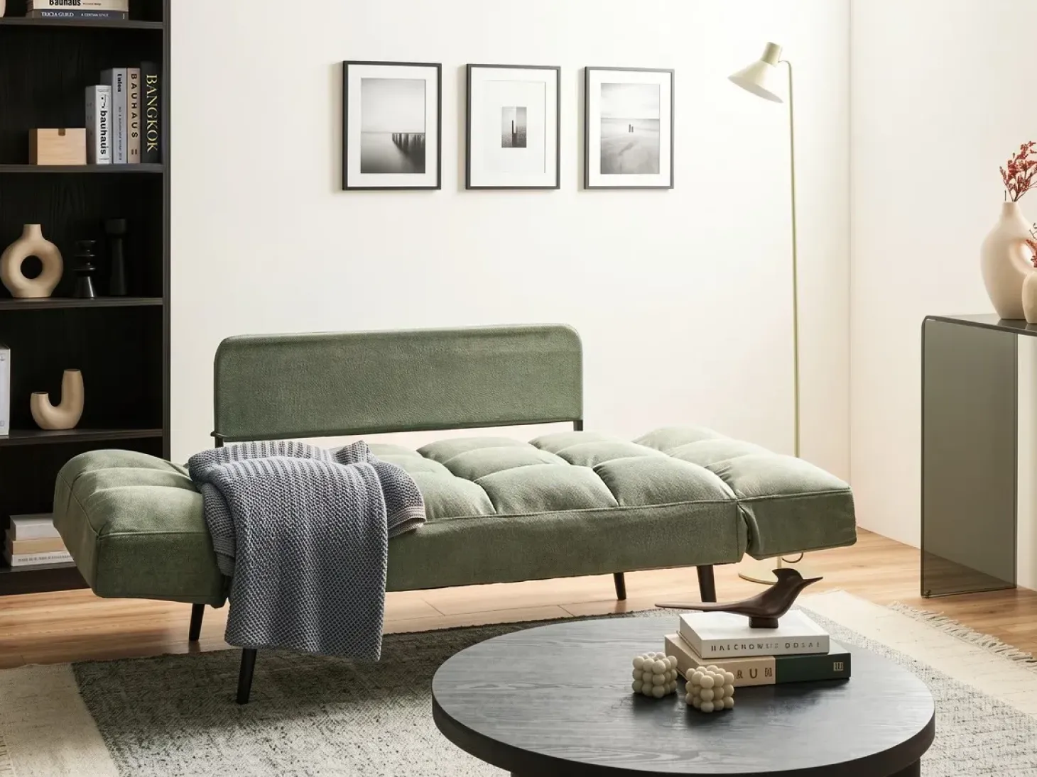 Sovesofa 2 personers BREKKE Lysegrøn