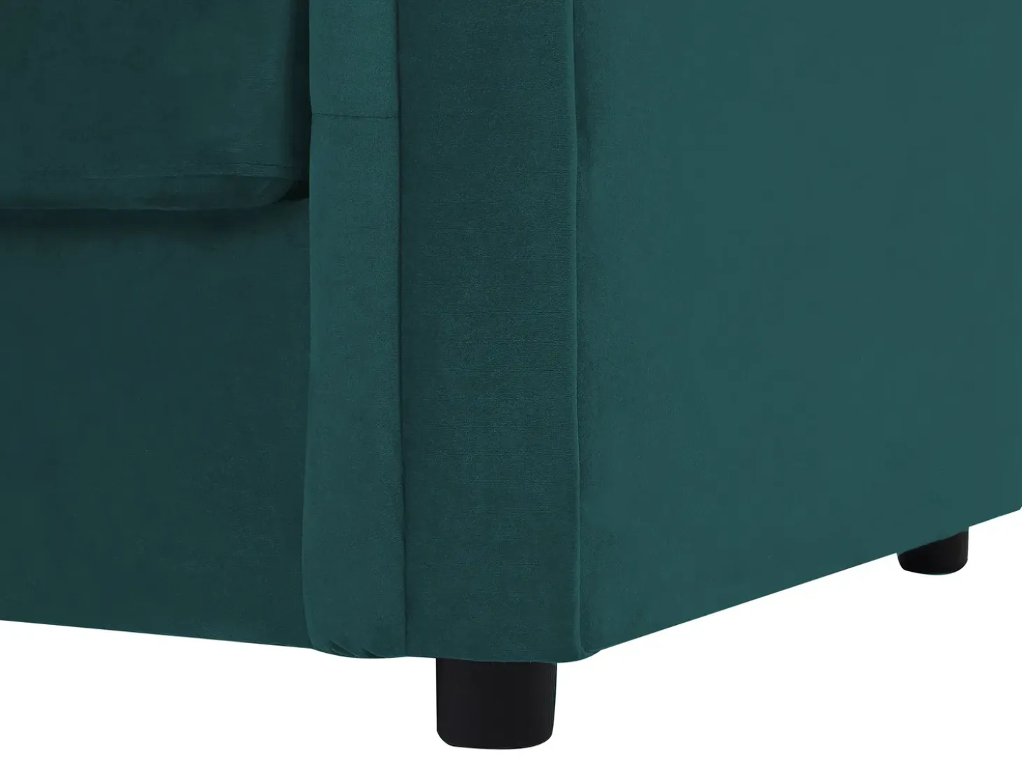 Sovesofa 3 personers CHESTERFIELD Velour Smaragdgrøn