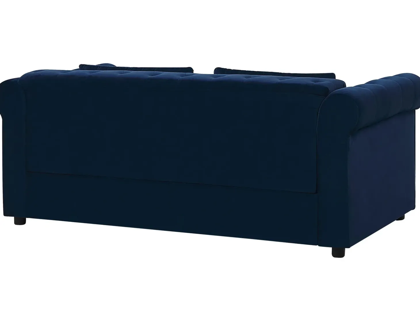 Sovesofa 3 personers CHESTERFIELD Velour Blå