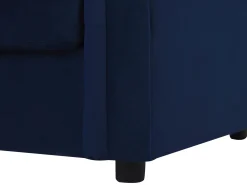 Sovesofa 3 personers CHESTERFIELD Velour Blå