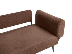 Sovesofa 2 personers DOROTEA Boucle Brun