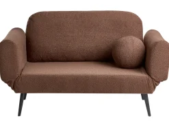 Sovesofa 2 personers DOROTEA Boucle Brun