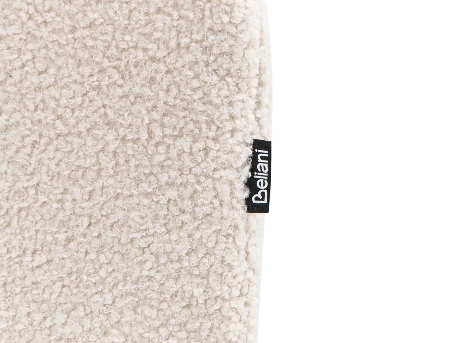 Sovesofa 2 personers DOROTEA Boucle Cremehvid