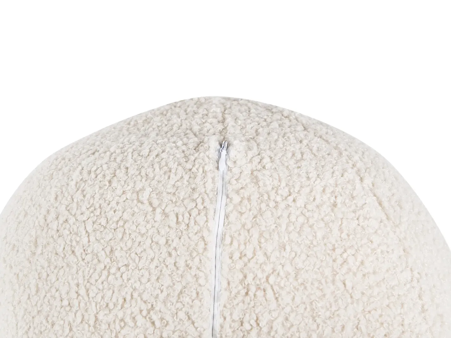Sovesofa 2 personers DOROTEA Boucle Cremehvid