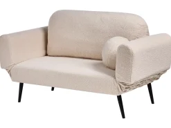 Sovesofa 2 personers DOROTEA Boucle Beige