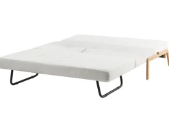 Sovesofa 2 personers EDLAND Boucle Cremehvid