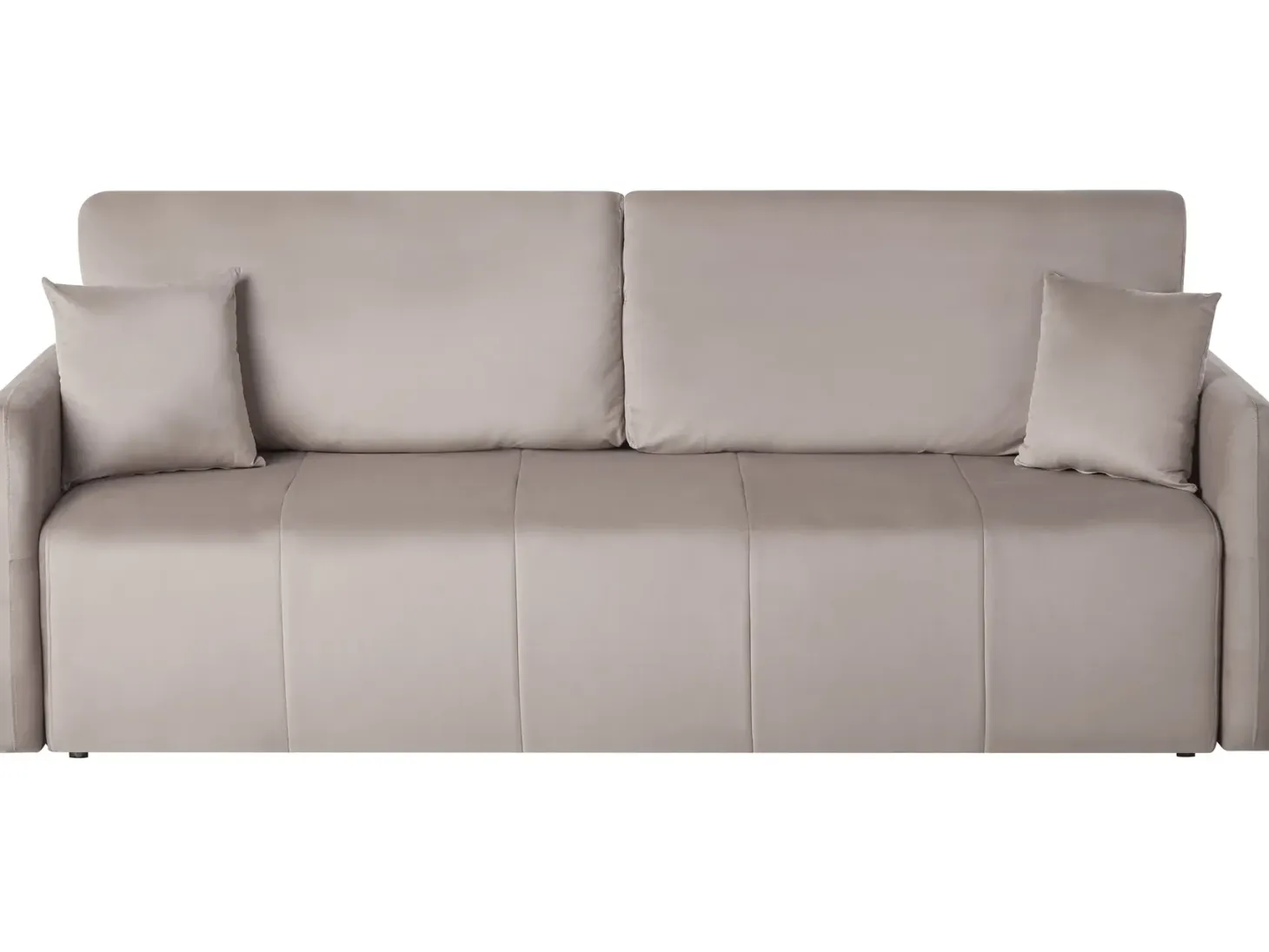 Sovesofa 3 personers EGGE Velour Brungrå