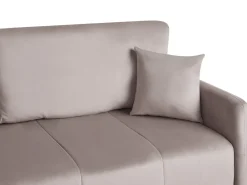 Sovesofa 3 personers EGGE Velour Brungrå