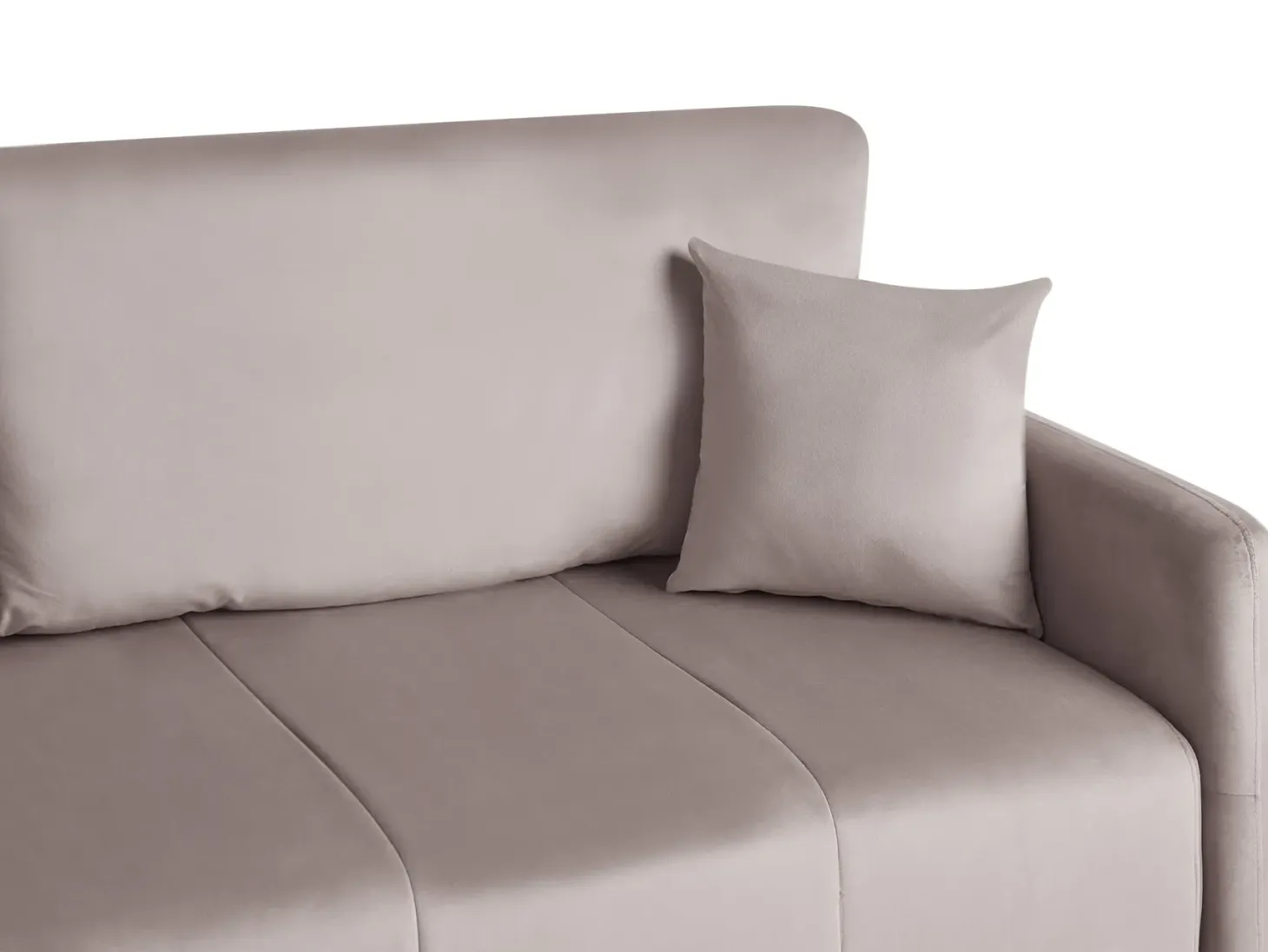 Sovesofa 3 personers EGGE Velour Brungrå