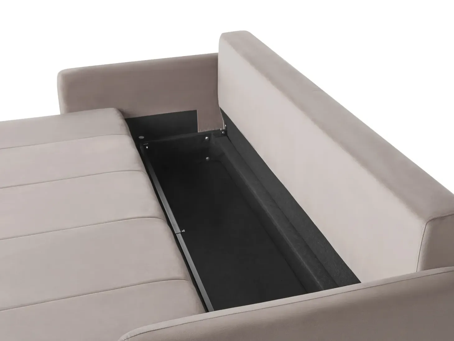 Sovesofa 3 personers EGGE Velour Brungrå