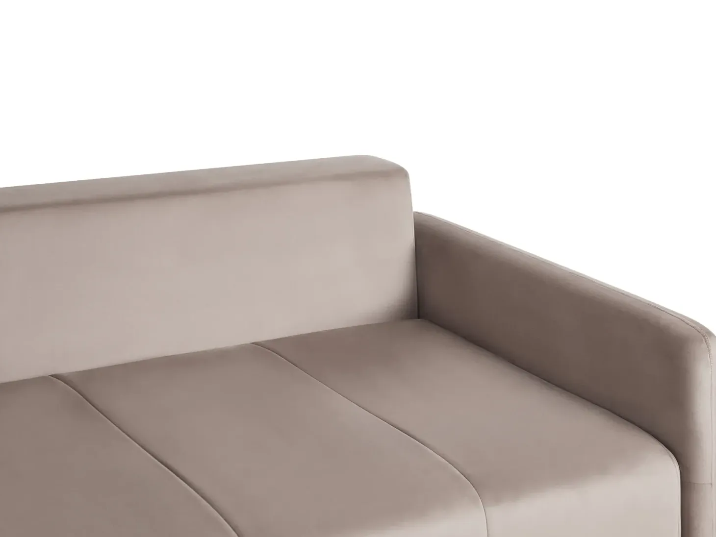 Sovesofa 3 personers EGGE Velour Brungrå