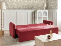 Sovesofa 3 personers EGGE Velour Bordeaux