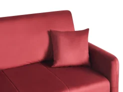 Sovesofa 3 personers EGGE Velour Bordeaux
