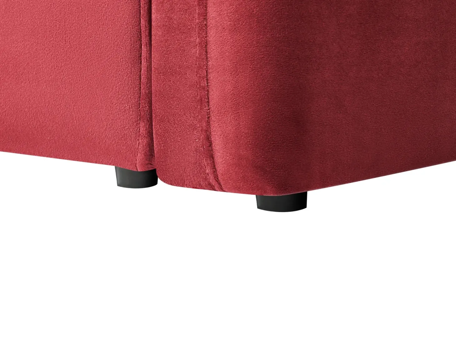 Sovesofa 3 personers EGGE Velour Bordeaux