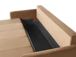Sovesofa 3 personers EGGE Velour Lysebrun