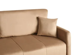 Sovesofa 3 personers EGGE Velour Lysebrun