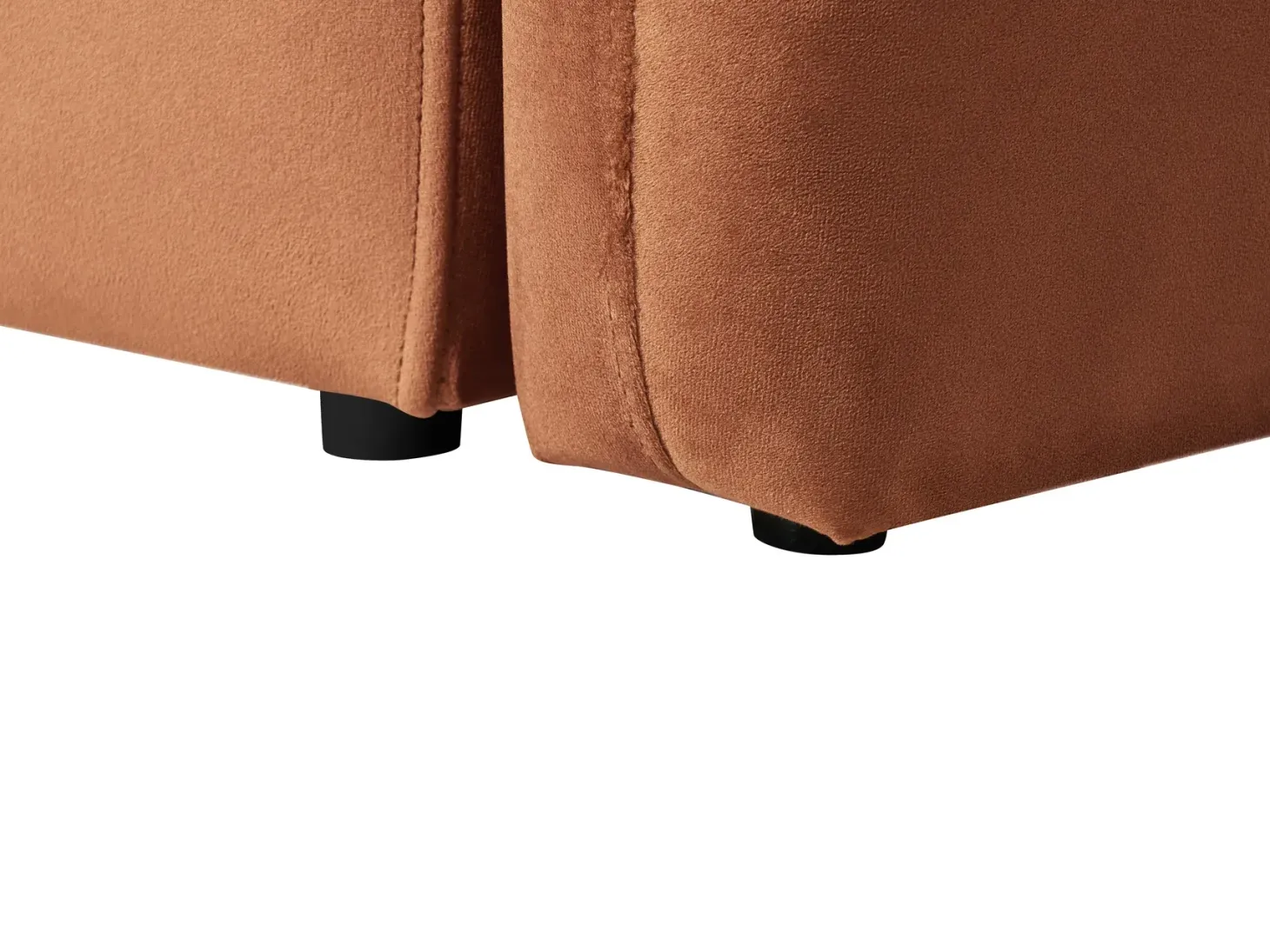Sovesofa 3 personers EGGE Velour Guldbrun