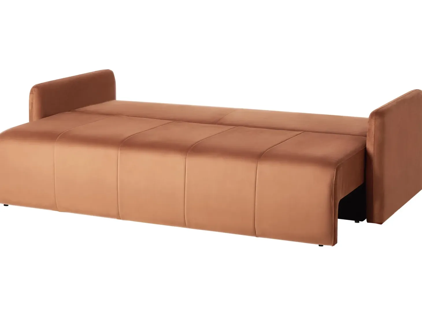 Sovesofa 3 personers EGGE Velour Guldbrun