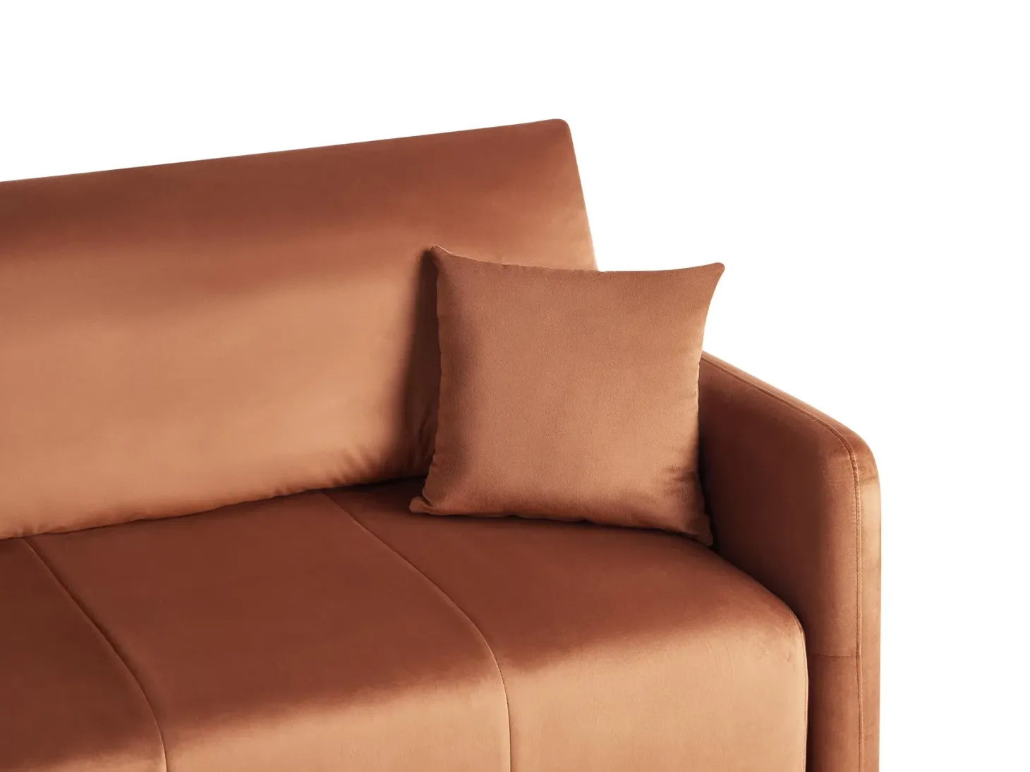 Sovesofa 3 personers EGGE Velour Guldbrun