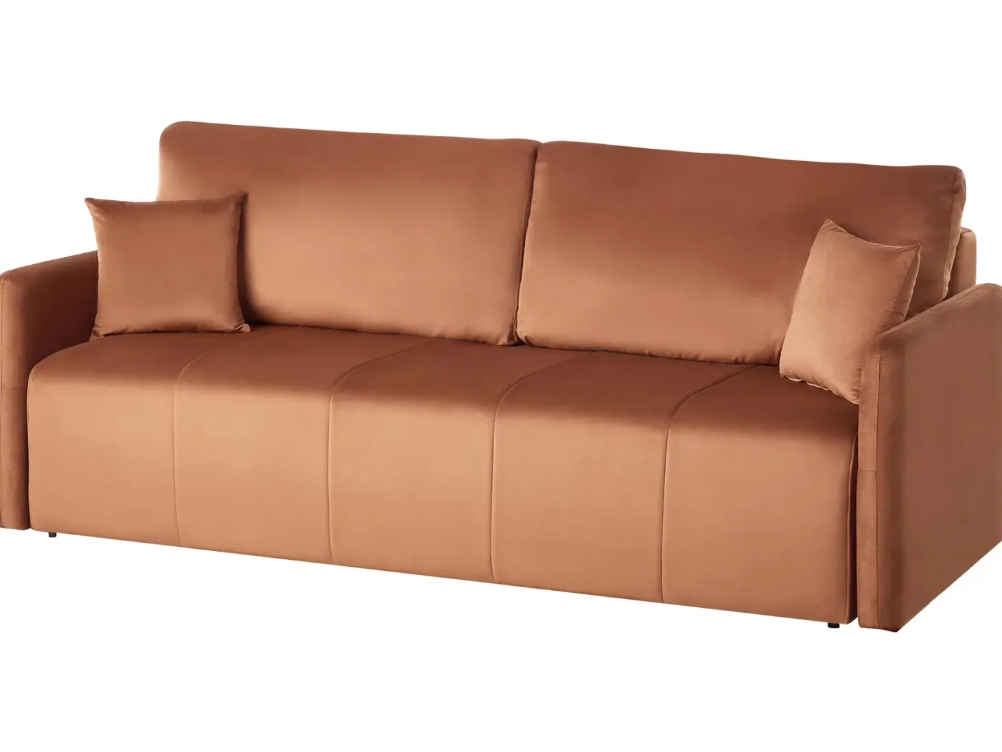 Sovesofa 3 personers EGGE Velour Guldbrun