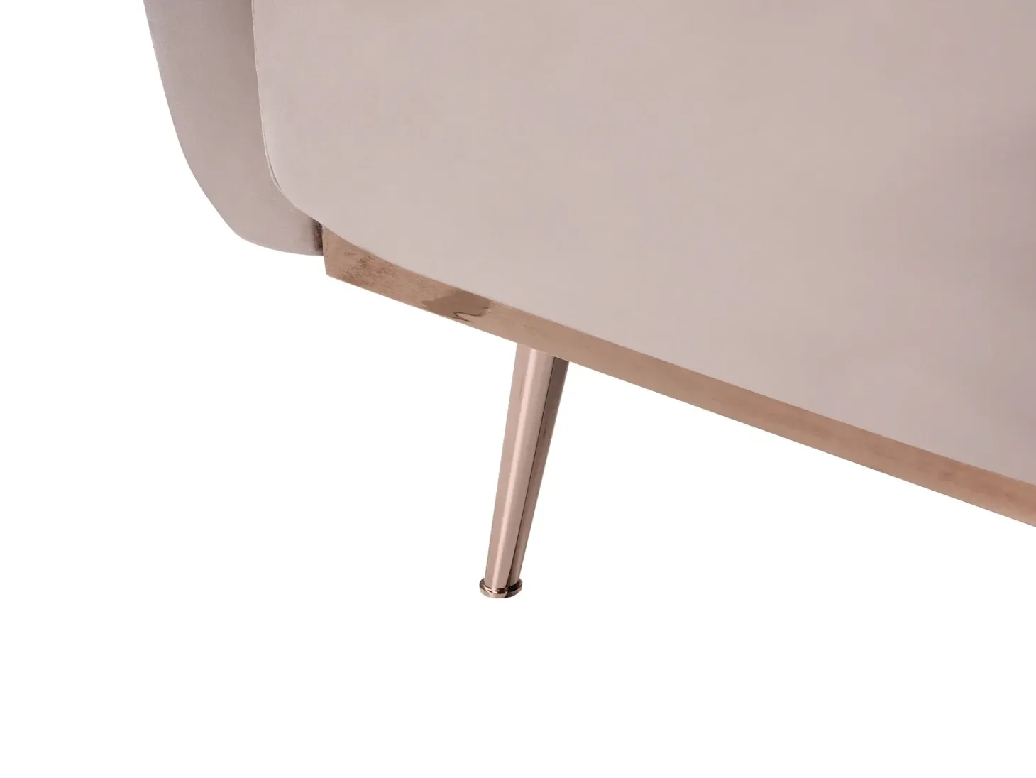 Sovesofa 3 personers EINA Velour Brungrå