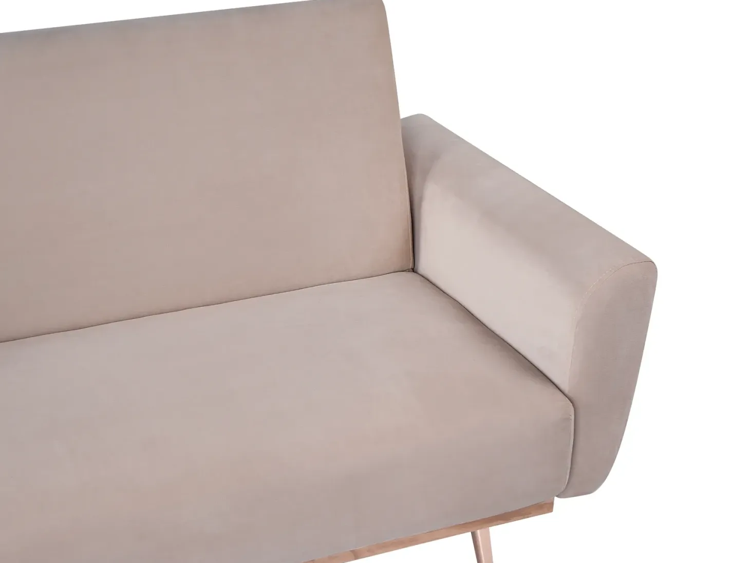 Sovesofa 3 personers EINA Velour Brungrå