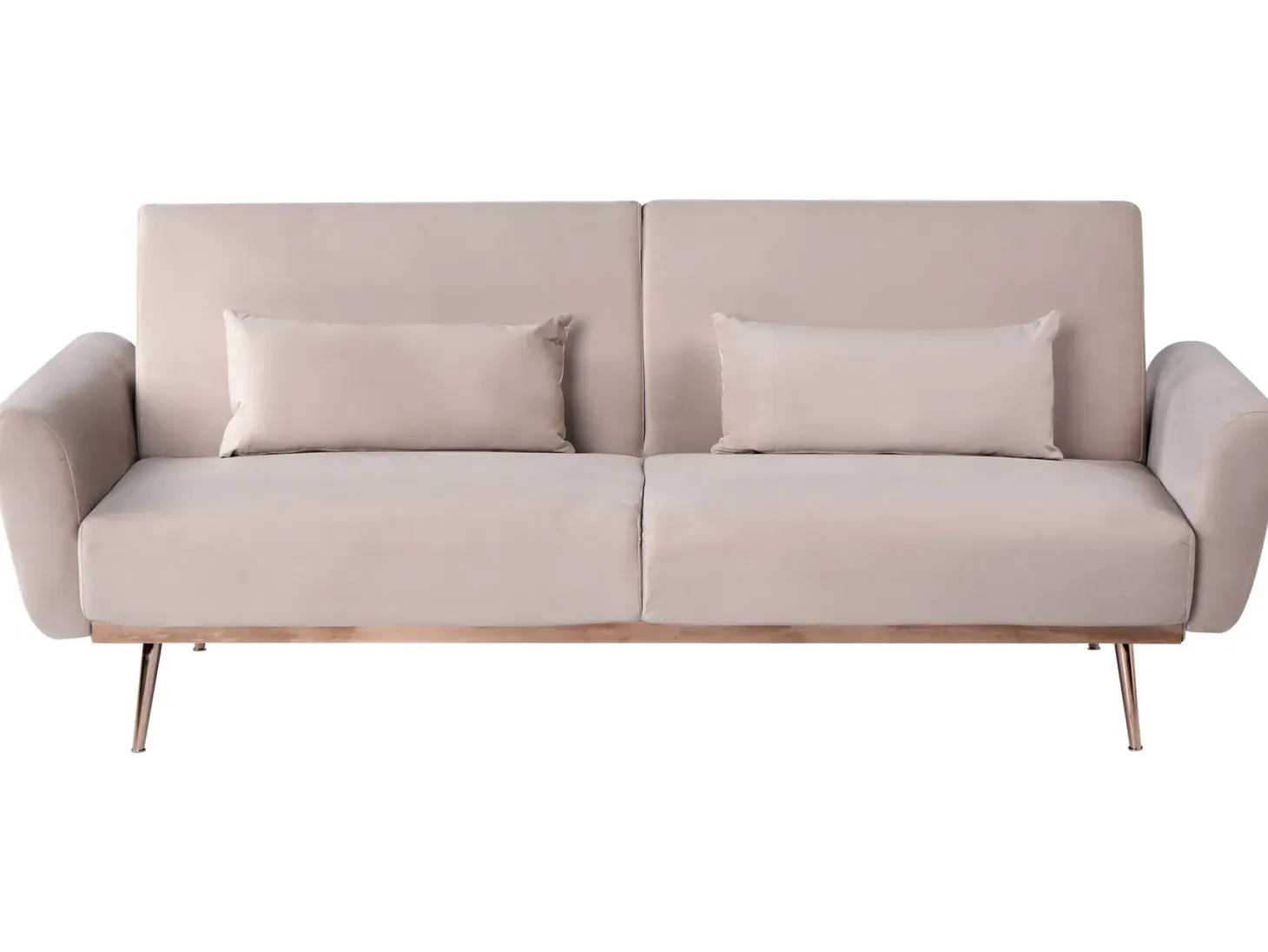 Sovesofa 3 personers EINA Velour Brungrå