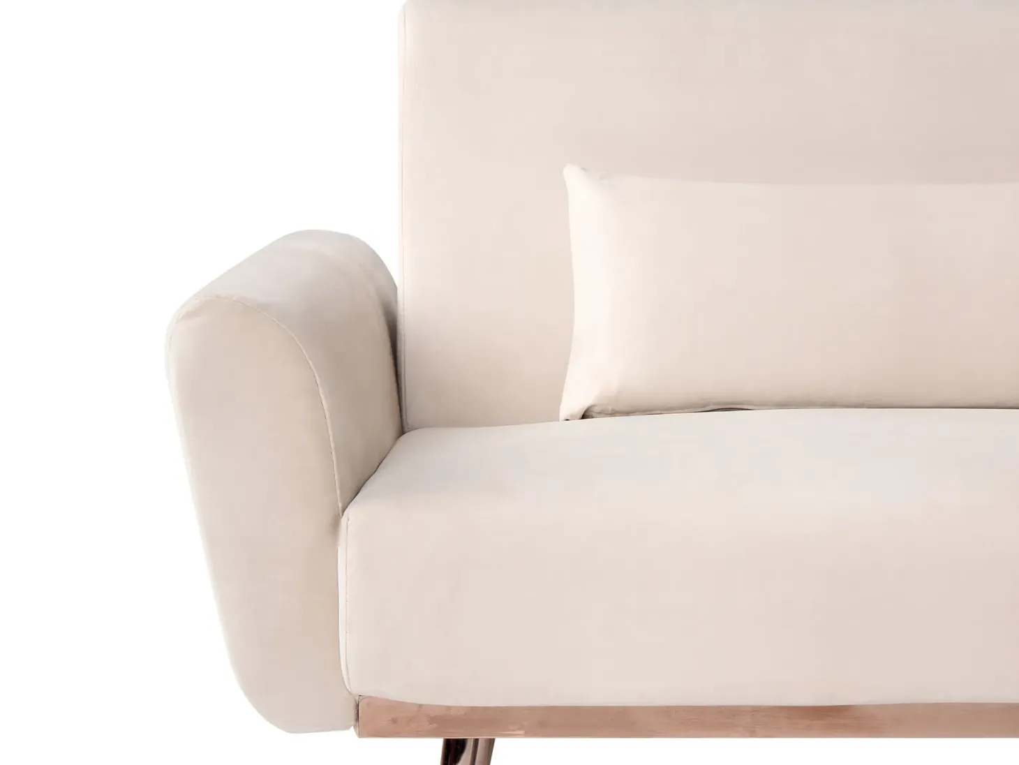 Sovesofa 3 personers EINA Velour Lys Beige