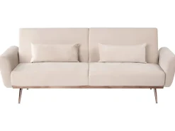 Sovesofa 3 personers EINA Velour Lys Beige