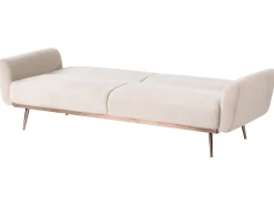 Sovesofa 3 personers EINA Velour Lys Beige