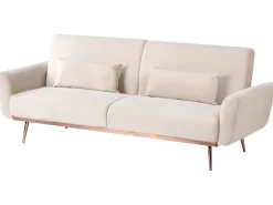 Sovesofa 3 personers EINA Velour Lys Beige