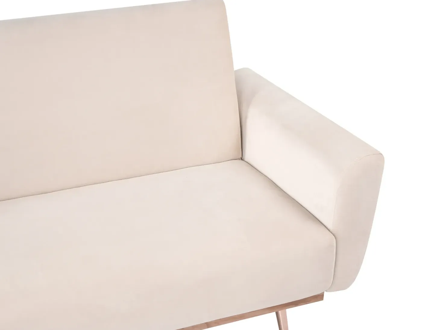 Sovesofa 3 personers EINA Velour Lys Beige