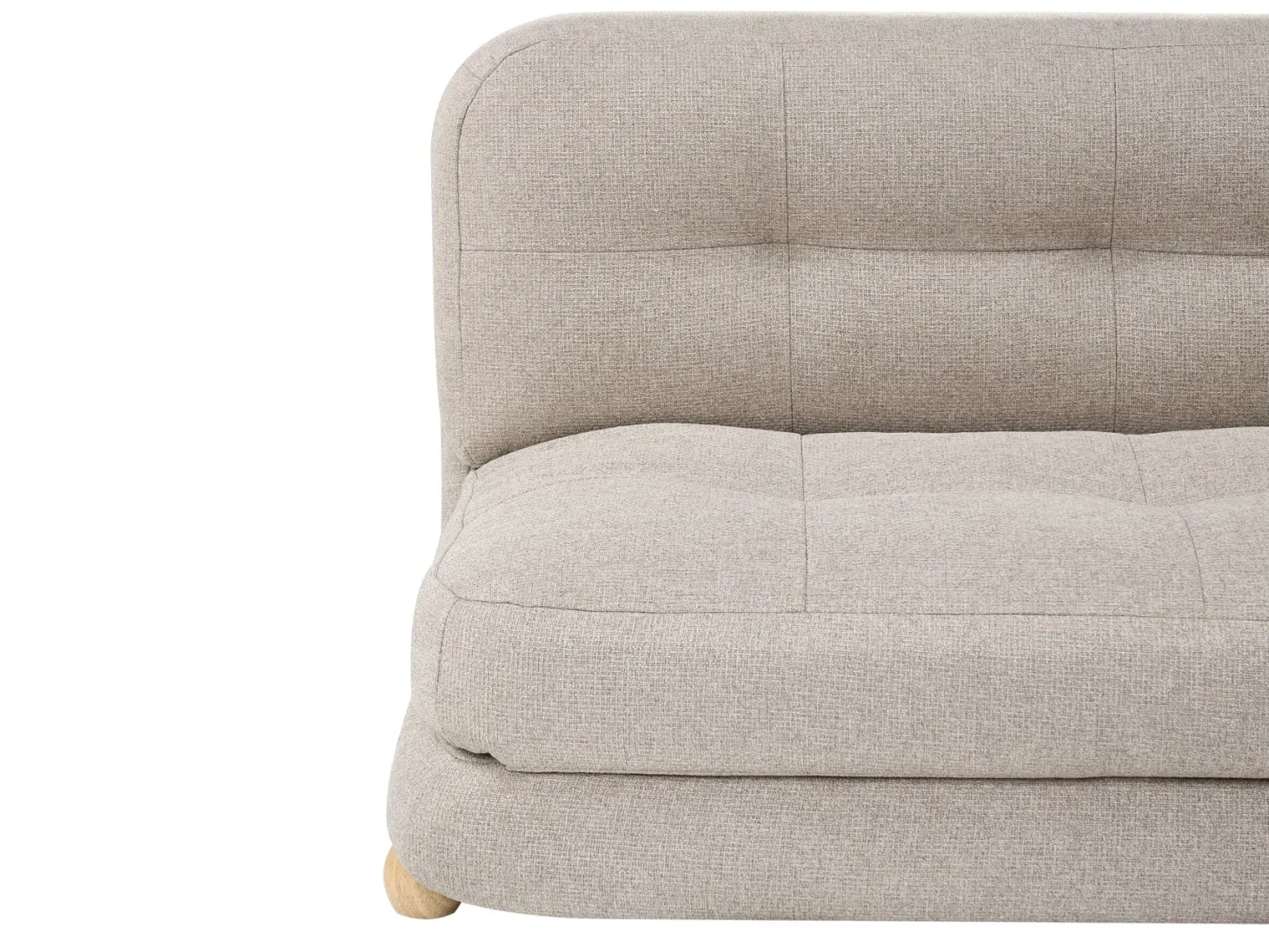 Sovesofa 2 personers ESBJERG Kunstlinned Beige