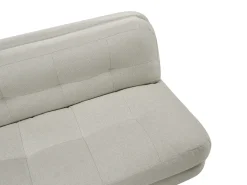 Sovesofa 2 personers ESBJERG Kunstlinned Cremehvid