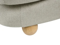 Sovesofa 2 personers ESBJERG Kunstlinned Cremehvid
